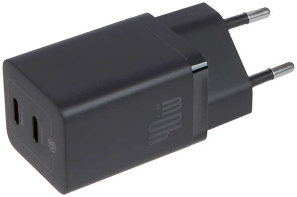 Зарядное устройство Baseus GaN5 Pro Fast Charger C+C 40W EU Black CCGP180101 218480343