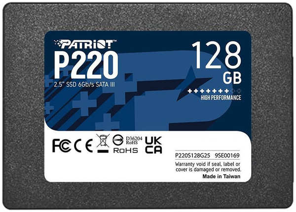 Твердотельный накопитель Patriot Memory P220 128Gb P220S128G25 218480759