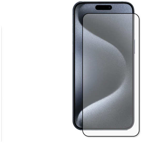 Защитное стекло Pero для APPLE iPhone 15 Pro Max Full Glue Black PGFG-I15PM 218481414