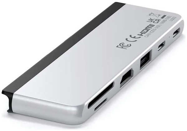 Хаб USB Satechi Dual USB-C Hub For Surface Pro 9 Silver ST-HSP9P 218483924