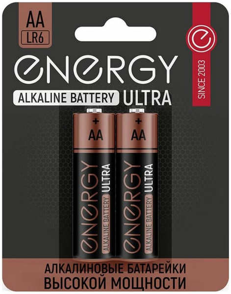 Батарейка АА - Energy Ultra LR6/2B (2 штуки) 104403