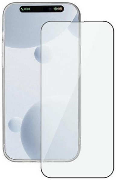 Защитное стекло Pero для APPLE iPhone 15 Full Glue Black PGFG-I15