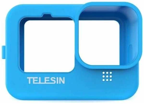 Чехол Telesin для GoPro Hero 12 / 11 / 10 / 9 Silicone Blue GP-HER-041 218487598