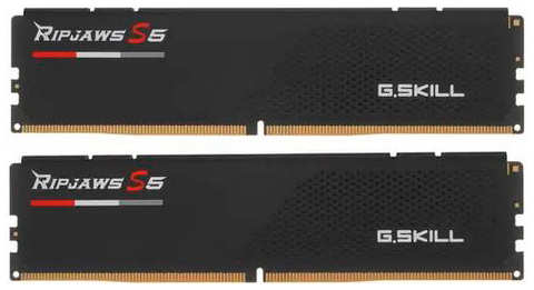 Модуль памяти G.Skill Ripjaws S5 DDR5 DIMM 6000MHz PC-48000 CL30 - 32Gb Kit (2x16Gb) Black F5-6000J3040F16GX2-RS5K Ripjaws S5 F5-6000J3040F16GX2-RS5K 218489993