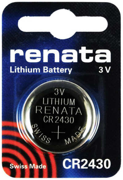 Батарейка CR2430 - Renata (1 штука) 21856338
