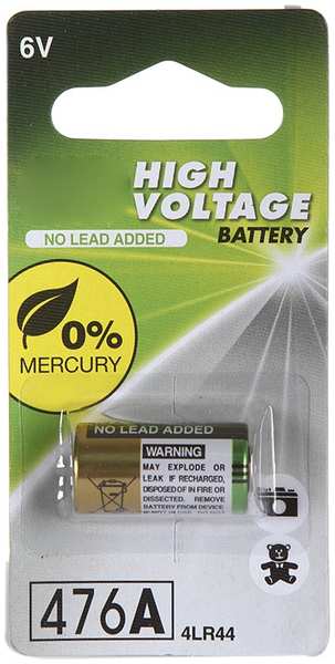 Батарейка 4LR44 - GP High Voltage 4LR44 6V 476AFRA-2C1 (1 штука) 21862920