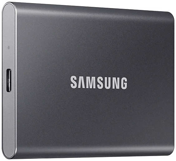 Твердотельный накопитель Samsung Portable T7 1Tb Grey MU-PC1T0T/WW Portable T7 MU-PC1T0T/WW 21902879
