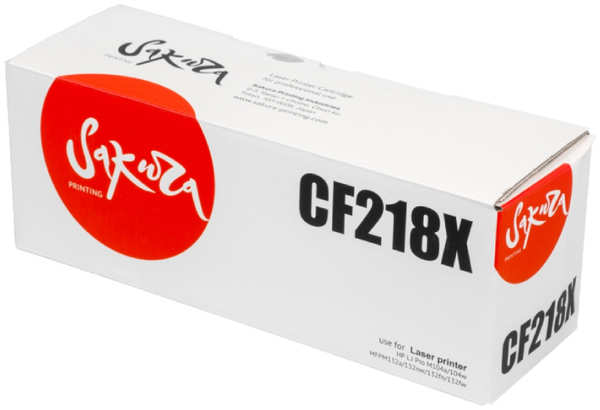 Картридж Sakura SACF218X для HP LaserJet Pro m132nw/m132fw/m132fn/m132a/m104w/m104a 21902977