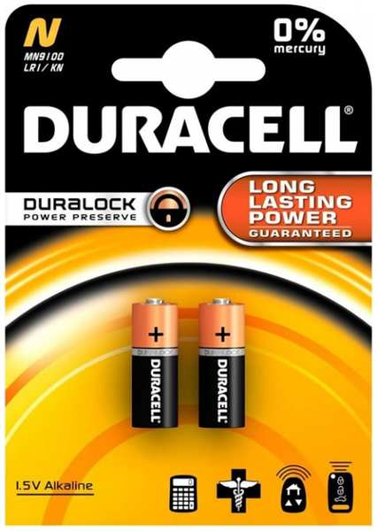 Батарейка LR1 - Duracell DR LR1/2BL MN9100 21910380