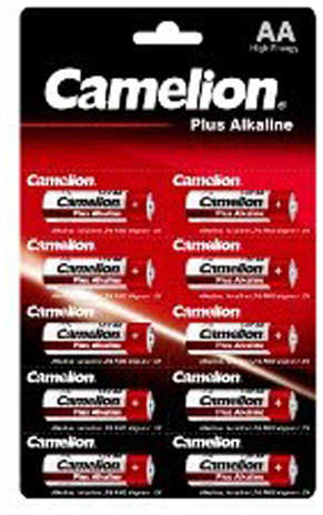Батарейка AA - Camelion LR6 Plus Alkaline (10 штук) LR6-BP1x10P 21911694