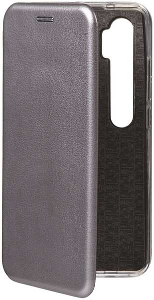 Чехол Innovation для Xiaomi Mi Note 10 Book Silicone Magnetic Silver 17053 21915356
