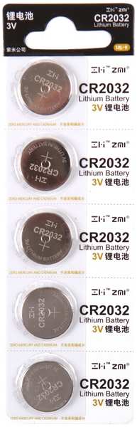 Батарейка CR2032 - Xiaomi ZMI Button Batteries (5 штук)