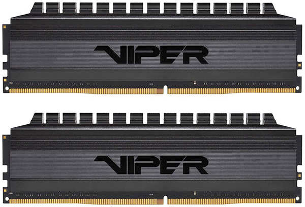 Модуль памяти Patriot Memory VIPER 4 BLACKOUT 16 ГБ (8 ГБ x 2 шт.) DDR4 3600 МГц DIMM CL18 PVB416G360C8K