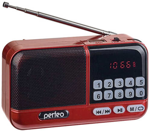 Радиоприемник Perfeo Aspen Red PF_B4058 21941644