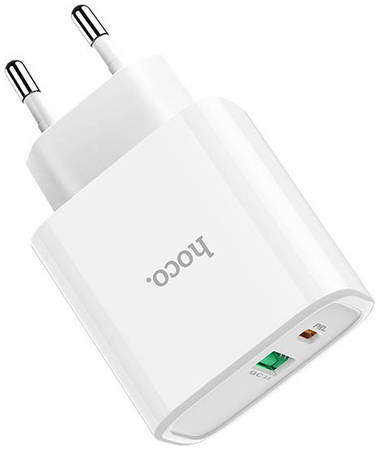 Зарядное устройство Hoco C57A SpeedPD + QC3.0 White 115174