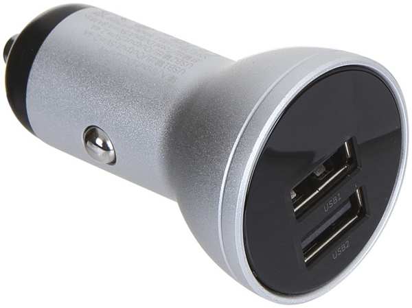 Зарядное устройство Baseus Digital Display Dual USB 4.8A Car Charger 24W Silver CCBX-0S 21949311