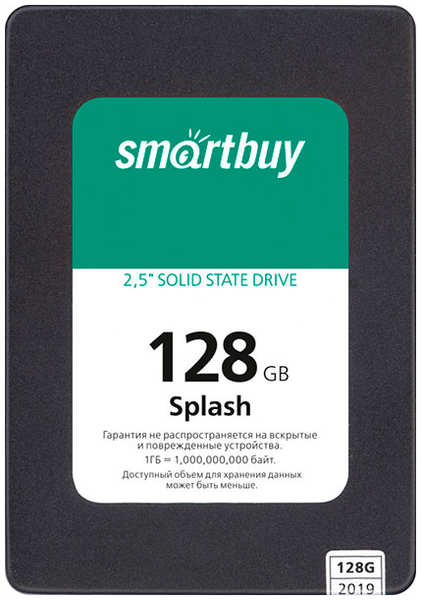 Твердотельный накопитель SmartBuy Splash (2019) 128 GB (SBSSD-128GT-MX902-25S3) Splash 2019