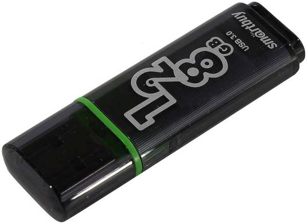 USB Flash Drive 128Gb - SmartBuy Glossy series USB 3.0/3.1 Gen.1 Dark Grey SB128GBGS-DG 21955127