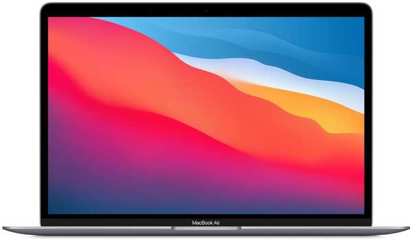 Ноутбук Apple MacBook Air 13 Late 2020 2560x1600, Apple M1 3.2 ГГц, RAM 8 ГБ, DDR4, SSD 256 ГБ, Apple graphics 7-core, macOS серый космос, английская раскладк APPLE MacBook Air 13 (2020) 21957875