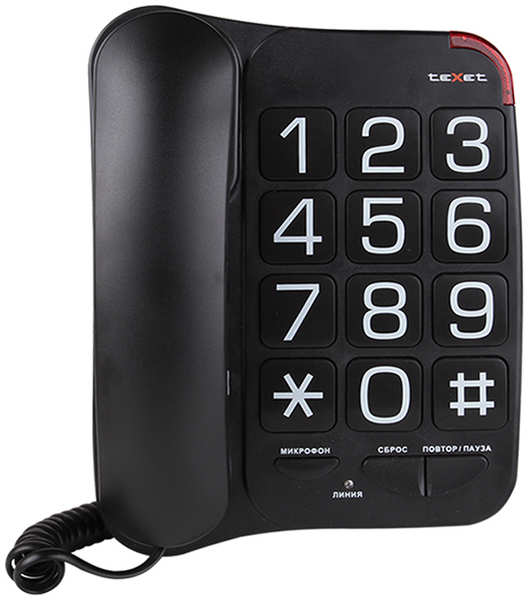 Телефон teXet TX-201 Black 21967132