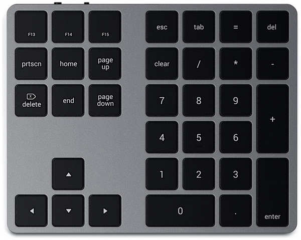Клавиатура Satechi Aluminum Slim Wireless Keyboard Space Grey ST-XLABKM 21986708