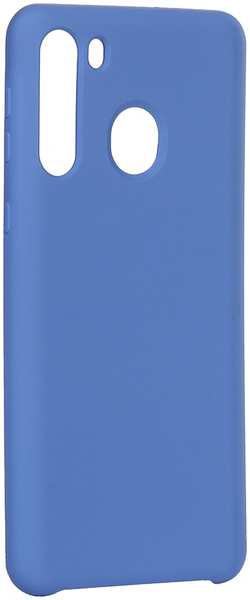 Чехол Innovation для Samsung Galaxy A21 Silicone Cover Blue 16842 21987452