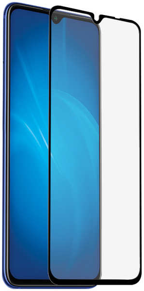 Защитное стекло LuxCase для Realme C15 2.5D Full Glue Black Frame 78386 21997297