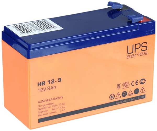 Аккумулятор для ИБП Delta Battery HR 12-9 12V 9Ah 21997819
