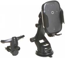 Держатель Baseus Light Electric Holder Wireless Charger Black WXHW03-01