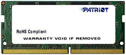 Модуль памяти Patriot Memory DDR4 SO-DIMM 2400MHz PC4-19200 CL17 - 16Gb PSD416G24002S