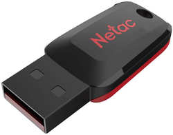 USB Flash Drive Netac U197 16 ГБ, черный / красный