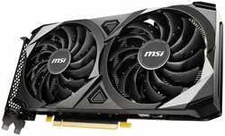 Видеокарта MSI GeForce RTX 3060 VENTUS 2X 12G OC 1807Mhz PCI-E 4.0 12288Mb 15000Mhz 192 bit 3xDP HDMI RTX 3060 VENTUS 2X 12G OC