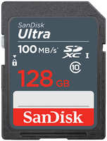 Карта памяти 128Gb - SanDisk Ultra SDXC Class 10 UHS-I SDSDUNR-128G-GN3IN