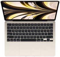 Ноутбук APPLE MacBook Air 13 (2022) (Английская раскладка клавиатуры) Starlight MLY13 (Apple M2/8192Mb/256Gb SSD/Wi-Fi/Bluetooth/Cam/13.6/2560x1664/Mac OS) MacBook Air 13 2022 MLY13