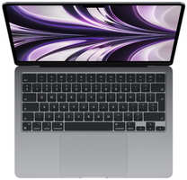 Ноутбук APPLE MacBook Air 13 (2022) (Русская  /  Английская раскладка клавиатуры) Space Grey MLXW3 (Apple M2 / 8192Mb / 256Gb SSD / Wi-Fi / Bluetooth / Cam / 13.6 / 2560x1664 / Mac OS) Z15S000F7