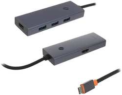 Хаб USB Baseus OS Flite Series 5-Port Type-C - HDMI + 4xUSB 3.0 Space B00052809813-00