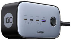 Зарядное устройство Ugreen CD270 DigiNest Pro 100W USB Type-C Charging Station 100W c 3xUSB Type-C 1xUSB-A Space Grey 60167