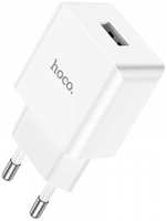 Зарядное устройство Hoco C106A Leisure 1xUSB 2.1А White 6931474783882