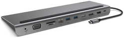 Хаб USB Belkin Multiport Adapter 11-in-1 3xUSB-A / HDMI / USB-C / PD / VGA / DisplayPort / SD / 3.5mm Audio INC004btSGY