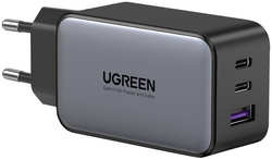 Зарядное устройство Ugreen USB-A + 2xUSB-C 65W GAN Tech 10335