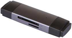 Картридер Baseus Lite Series USB-A / Type-C - SD / TF Card Reader Grey WKQX060113