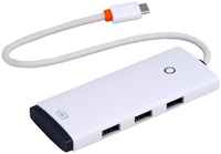 Хаб USB Baseus Lite Series 4-Port Type-C - 4xUSB 25cm WKQX030302