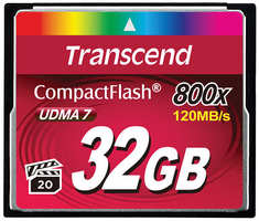Карта памяти 32Gb - Transcend 800x Ultra Speed - Compact Flash TS32GCF800