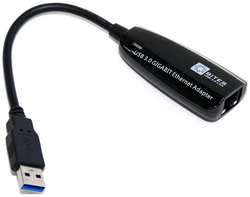 Сетевая карта 5bites USB3.0 - RJ45 UA3-45-01BK Black