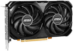 Видеокарта MSI GeForce RTX 4060 VENTUS 2X BLACK 8G OC 2505Mhz PCI-E 8192Mb 17000MHz 128-bit HDMI 3xDP