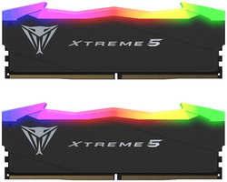 Модуль памяти Patriot Memory Viper Xtreme 5 RGB DDR 5 DIMM PC5-64000 8000Mhz CL38 - 48Gb (2x24Gb) PVXR548G80C38K