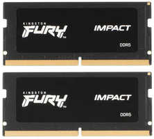 Модуль памяти Kingston Fury Impact DDR5 SO-DIMM 5600MHz PC-44800 CL40 - 32Gb Kit (2х16Gb) KF556S40IBK2-32