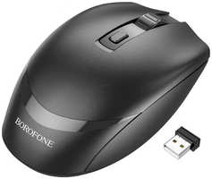 Мышь Borofone BG7 Business 2.4G Platinum Black 6974443389982