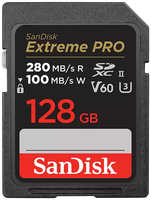 Карта памяти 128Gb - SanDisk Extreme Pro SDXC UHS-II V60 SDSDXEP-128G-GN4IN