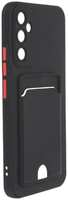Чехол Neypo для Samsung A34 5G Pocket Matte Silicone с карманом Black NPM59517
